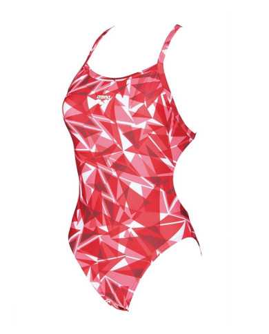 Arena W Shattered Glass Lightech One Piece Kadın Antrenman Mayosu