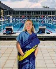 Unisex Havlu Panço - Hızlı Kuruyan Kapüşonlu Bornoz | Sporsuit