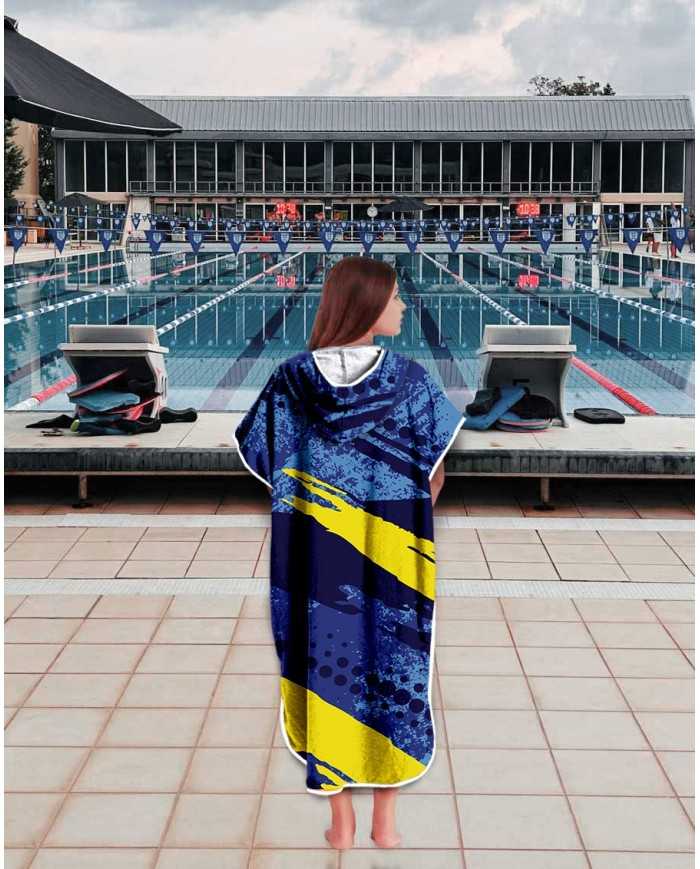 Unisex Havlu Panço - Hızlı Kuruyan Kapüşonlu Bornoz | Sporsuit