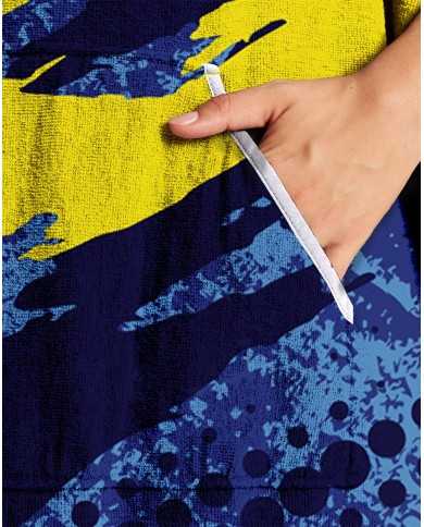 Unisex Havlu Panço - Hızlı Kuruyan Kapüşonlu Bornoz | Sporsuit