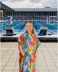 Unisex Havlu Panço - Hızlı Kuruyan Kapüşonlu Bornoz | Sporsuit