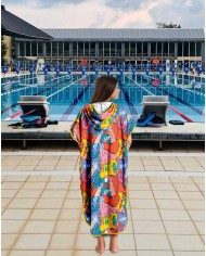 Unisex Havlu Panço - Hızlı Kuruyan Kapüşonlu Bornoz | Sporsuit