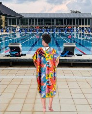 Unisex Havlu Panço - Hızlı Kuruyan Kapüşonlu Bornoz | Sporsuit