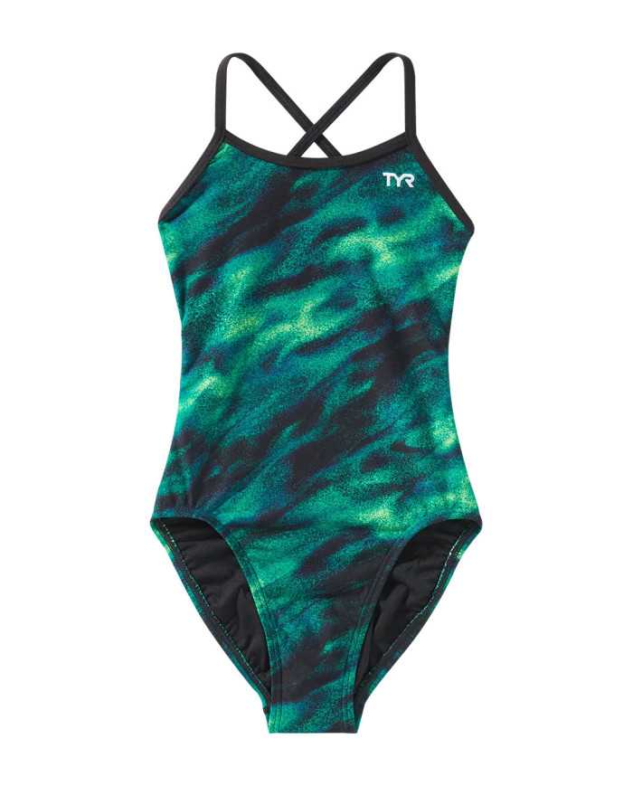 TYR Kız Çocuk Trinityfit Mayo Yeşil