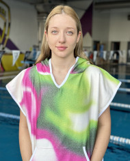 Varen Unisex Havlu Panço Yüzücü Yarış Antrenman Havuz ve Deniz İçin Kapüşonlu Bornoz