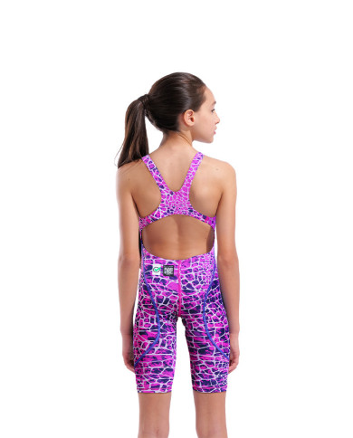 Arena Kız Çocuk Yarış Mayosu Powerskin ST NEXT Pembe