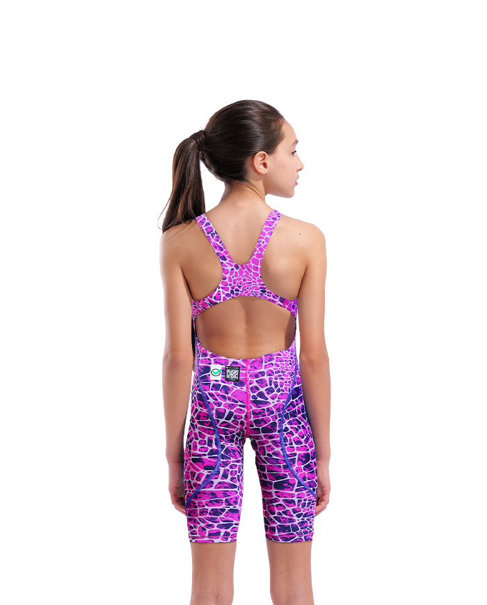 Arena Kız Çocuk Yarış Mayosu Powerskin ST NEXT Pembe