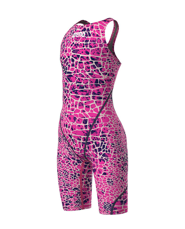 Arena Kız Çocuk Yarış Mayosu Powerskin ST NEXT Pembe