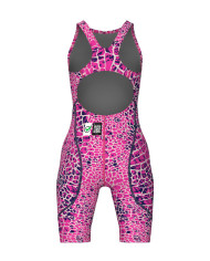 Arena Kız Çocuk Yarış Mayosu Powerskin ST NEXT Pembe