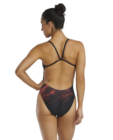 TYR Kadın Cutoutfit Antrenman Mayosu Cyclod Kırmızı