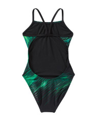 TYR Kız Çocuk Cutoutfit Antrenman Mayosu Cyclod Yeşil