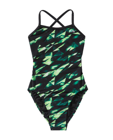 TYR Kız Çocuk Trinity Fit Antrenman Mayosu Yeşil