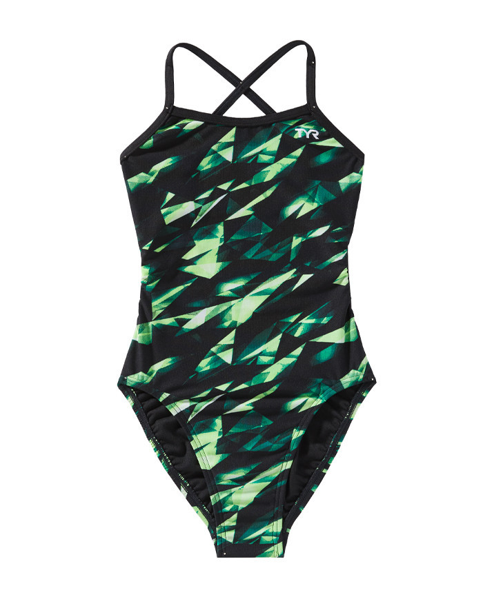 TYR Kız Çocuk Trinity Fit Antrenman Mayosu Yeşil