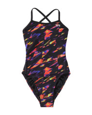 TYR Kız Çocuk Trinity Fit Antrenman Mayosu Renkli