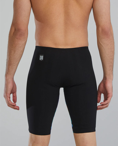 TYR Erkek Yarış Mayosu Shockwave Jammer Kızıl Kırmızı Turkuaz Mavi