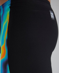 TYR Erkek Yarış Mayosu Shockwave Jammer Kızıl Turuncu Yeşil