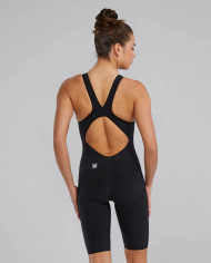 TYR Kadın Performans Mayosu Phantom Açık Sırt Oniks Siyahı