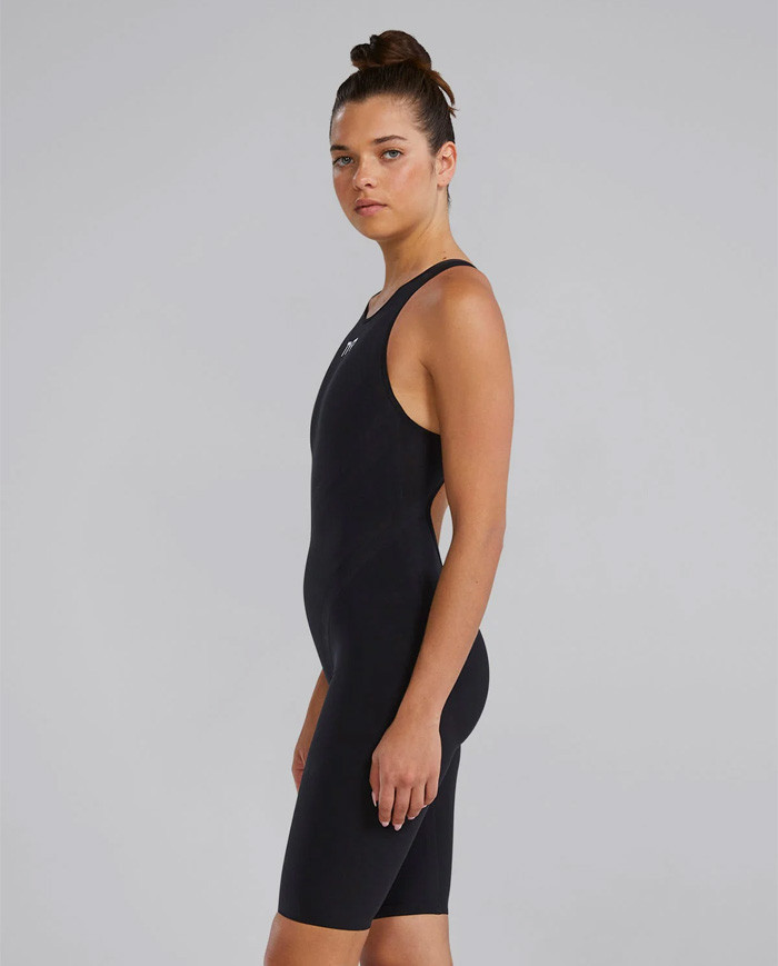 TYR Kadın Performans Mayosu Phantom Açık Sırt Oniks Siyahı