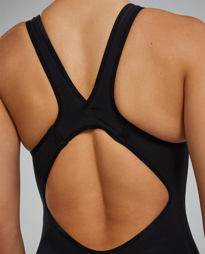 TYR Kadın Performans Mayosu Phantom Açık Sırt Oniks Siyahı