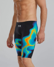 TYR Erkek Yarış Mayosu Venzo Düşük Bel Jammer Kızıl Turuncu Yeşil