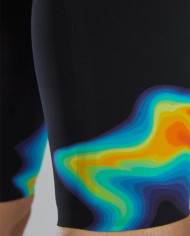 TYR Erkek Yarış Mayosu Venzo Düşük Bel Jammer Kızıl Turuncu Yeşil