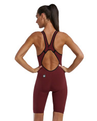 TYR Kadın Open Back Yarış Mayosu Venzo Burgundy