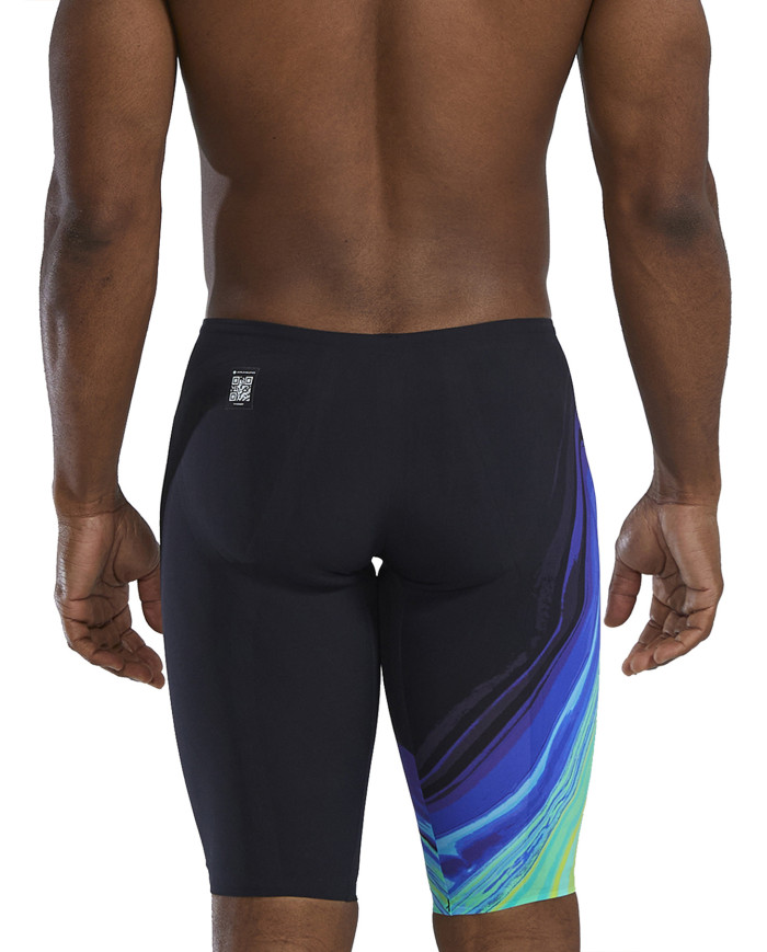 TYR Erkek Jammer Yarış Mayosu Venzo Lime Navy