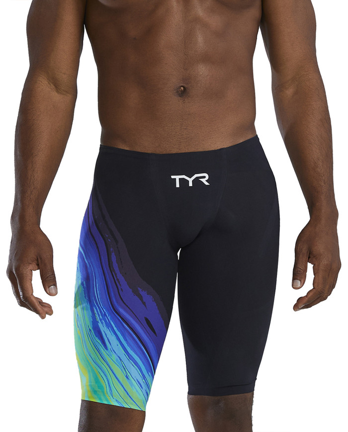 TYR Erkek Jammer Yarış Mayosu Venzo Lime Navy