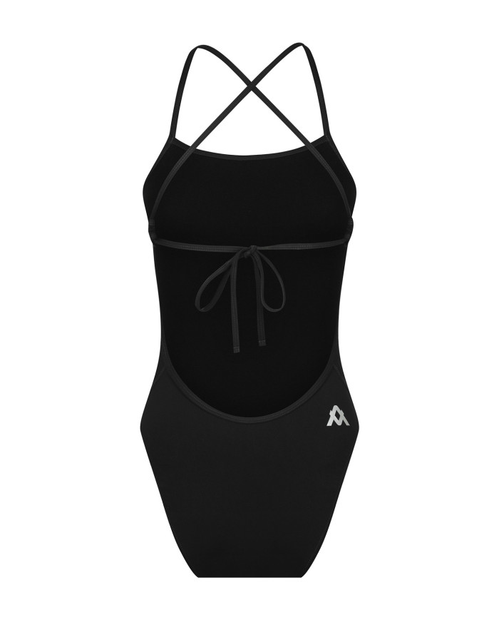 Amanzi Kız Çocuk Antrenman Mayosu Bağlamalı Sırt Tek Parça Jet