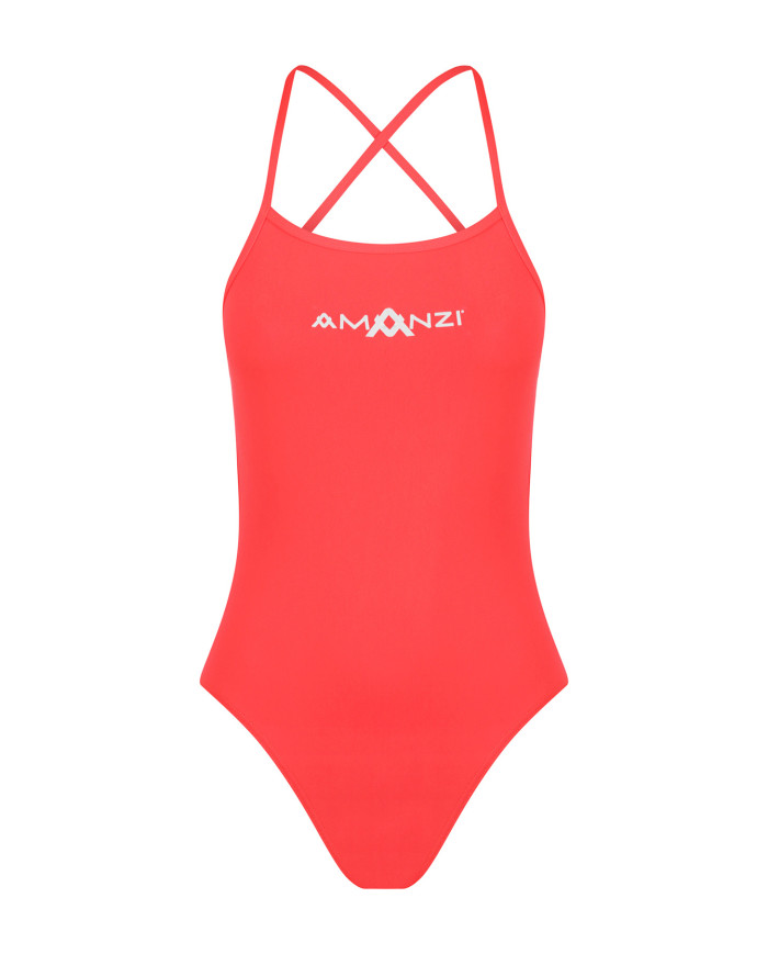 Amanzi Kız Çocuk Antrenman Mayosu Bağlamalı Sırt Tek Parça Atomic