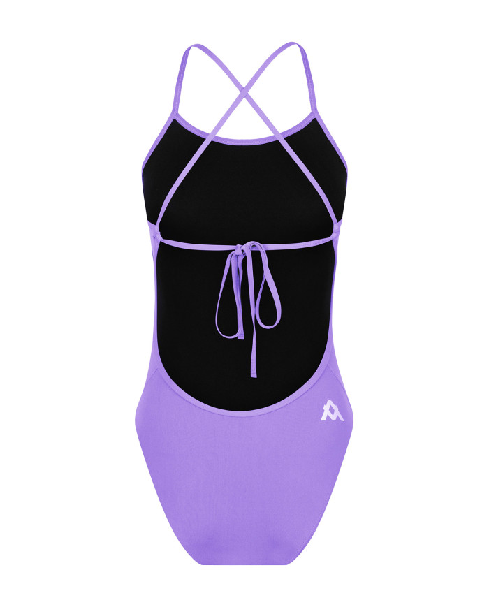 Amanzi Kız Çocuk Antrenman Mayosu Bağlamalı Sırt Tek Parça Iris