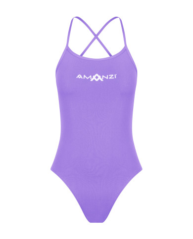 Amanzi Kız Çocuk Antrenman Mayosu Bağlamalı Sırt Tek Parça Iris