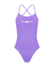 Amanzi Kız Çocuk Antrenman Mayosu Bağlamalı Sırt Tek Parça Iris