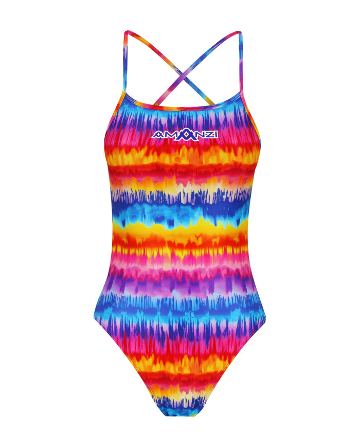 Amanzi Kız Çocuk Antrenman Mayosu Bağlamalı Sırt Tek Parça Dreamweave