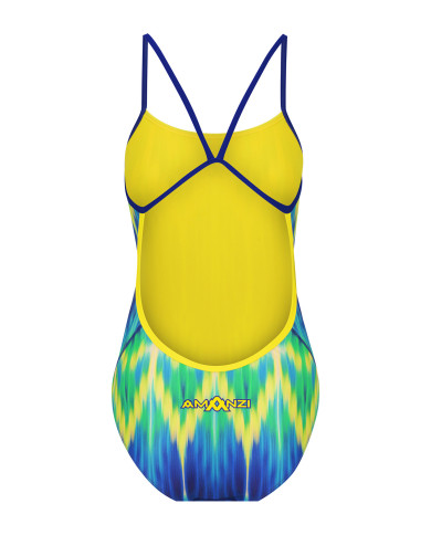 Amanzi Kız Çocuk Antrenman Mayosu Proback Tek Parça Spirit