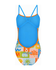 Amanzi Kız Çocuk Antrenman Mayosu Proback Tek Parça Vacay