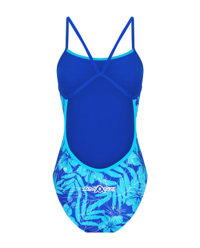 Amanzi Kız Çocuk Antrenman Mayosu Proback Tek Parça Hibisca