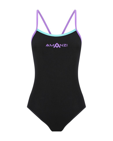 Amanzi Kız Çocuk Antrenman Mayosu Proback Tek Parça Mystic Mint