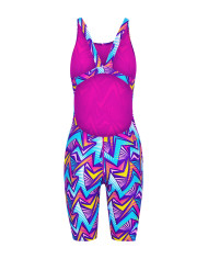 Amanzi Kız Çocuk Antrenman Mayosu Diz Boyu Active Stryka