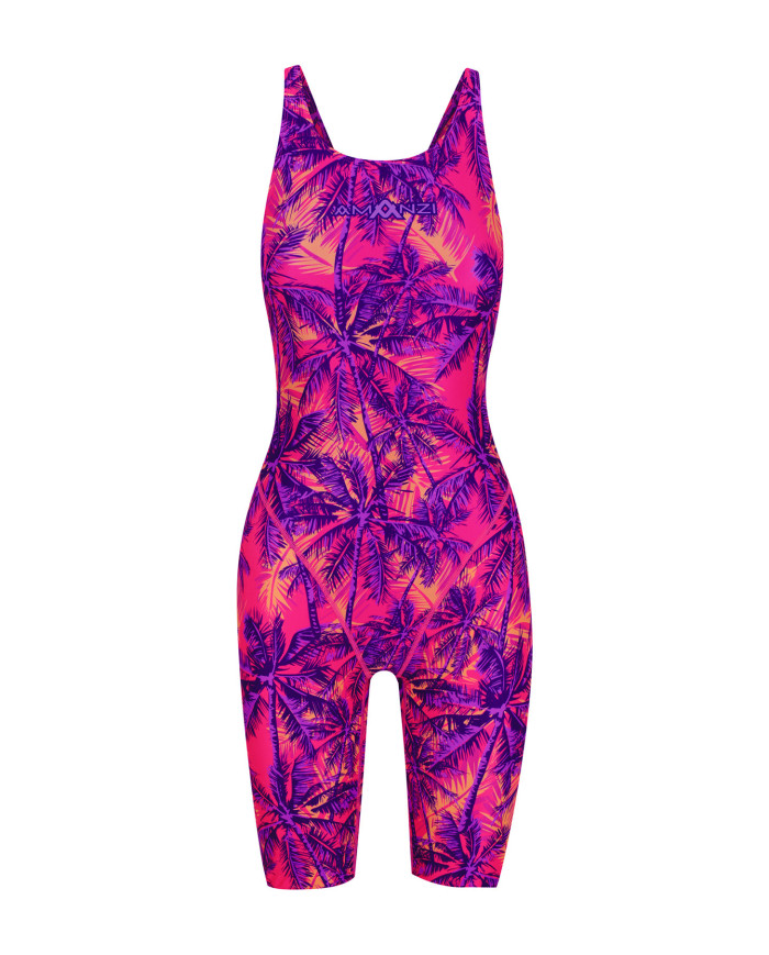 Amanzi Kız Çocuk Antrenman Mayosu Diz Boyu Active Tropix