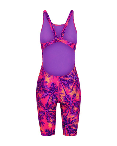 Amanzi Kız Çocuk Antrenman Mayosu Diz Boyu Active Tropix