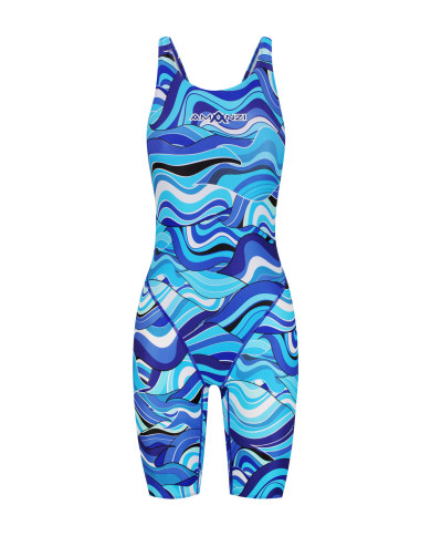 Amanzi Kız Çocuk Antrenman Mayosu Diz Boyu Active Seafire