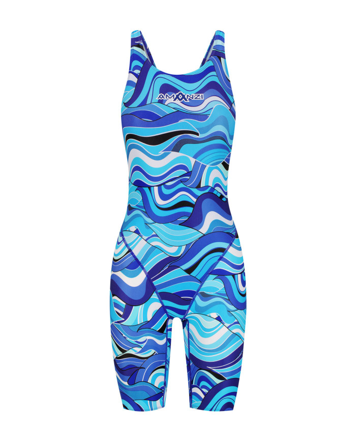 Amanzi Kız Çocuk Antrenman Mayosu Diz Boyu Active Seafire