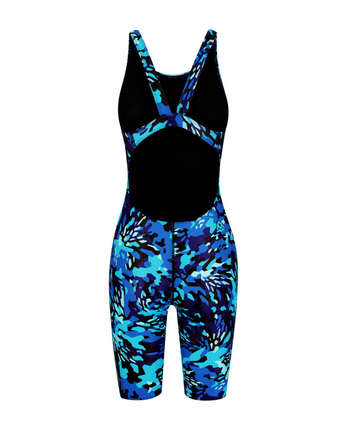 Amanzi Kız Çocuk Antrenman Mayosu Diz Boyu Active Subzero