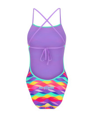 Amanzi Kız Çocuk Antrenman Mayosu Bağlamalı Sırt Tek Parça Marella