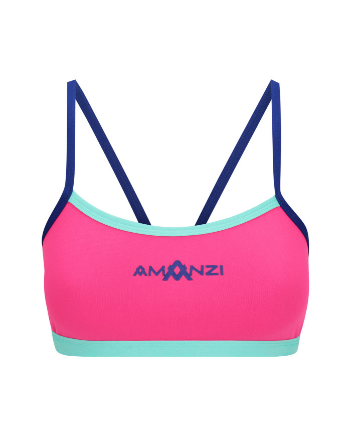 Amanzi Kız Çocuk Antrenman Bikinisi Üstü Rosette
