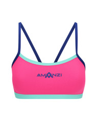 Amanzi Kız Çocuk Antrenman Bikinisi Üstü Rosette