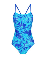 Amanzi Kız Çocuk Antrenman Mayosu Proback Tek Parça Hibisca