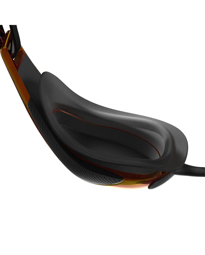 Speedo Fastskin Hyper Elite Mirror Aynalı Yüzücü Gözlüğü Siyah Altın