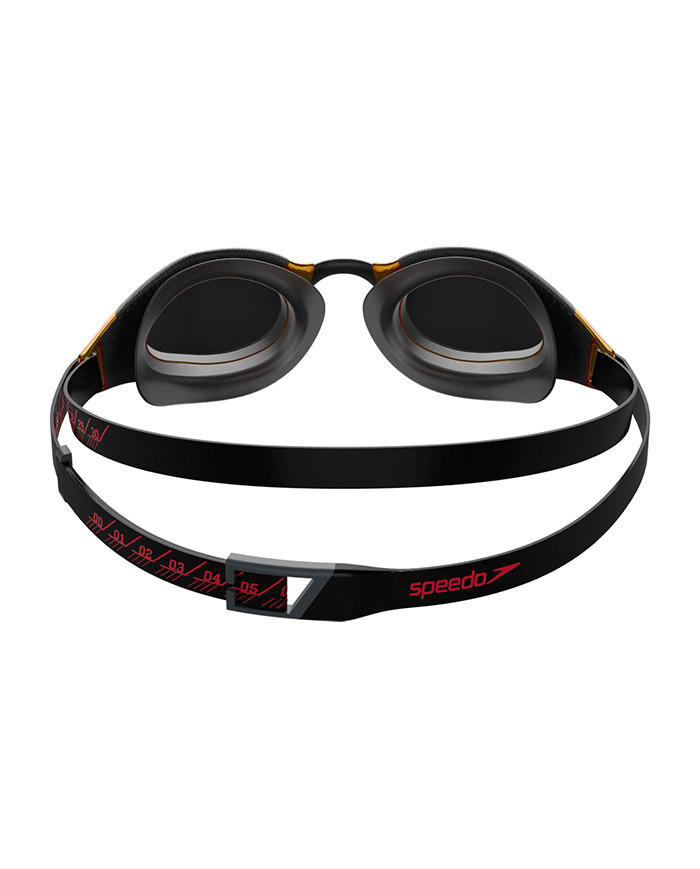 Speedo Fastskin Hyper Elite Mirror Aynalı Yüzücü Gözlüğü Siyah Altın